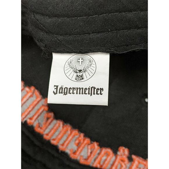 Jagermeister Slideback Hat Cap 3D Embroidered Spell Out Front & Embroidered Logo - Picture 12 of 12